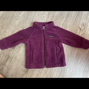 3-6mo Columbia fleece jacket
